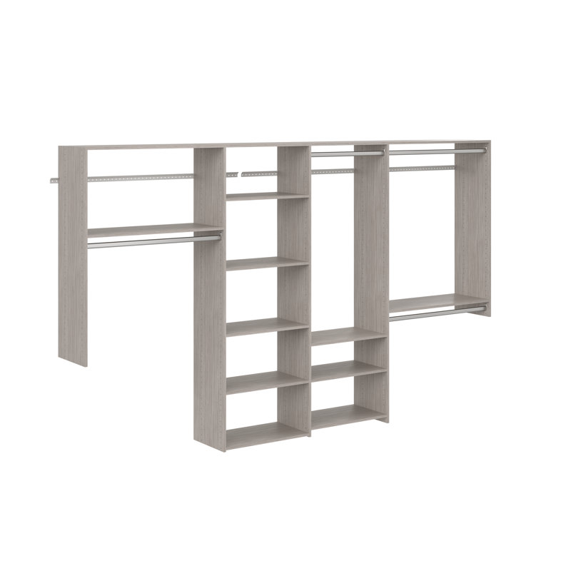 Système de placard grille l 72 po - l 120 po, Gris clair