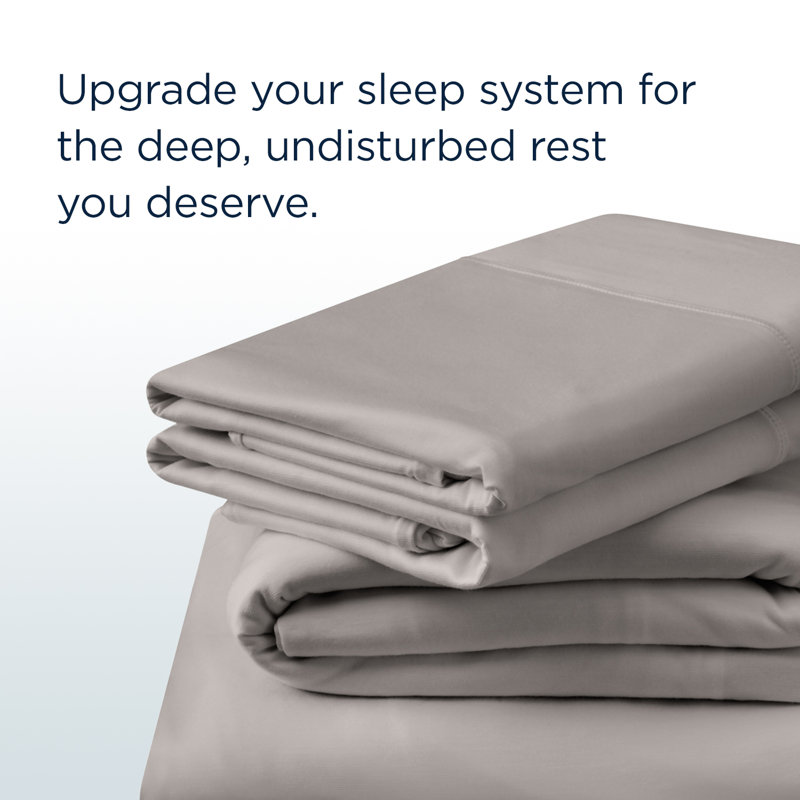 TEMPUR-breeze Cooling Pillowcase Set, Queen, Sandstone