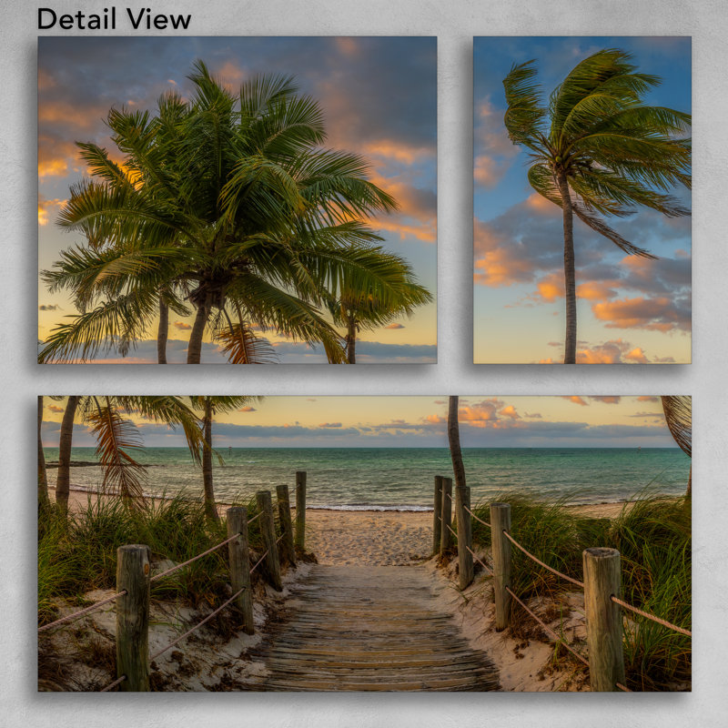 "Tropical Passage" par Lawrence Leyderman - Art mural acrylique 35 "x 70", H 35 po x l 70 po