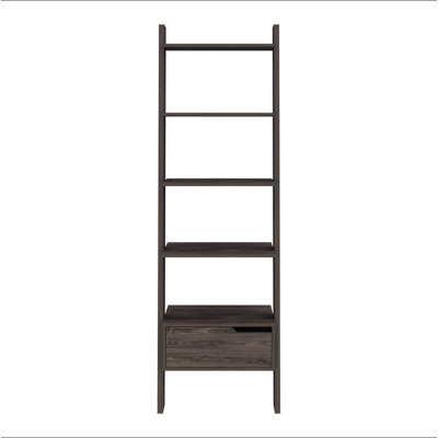 New Haven 1-Drawer 4-Shelf Ladder  Bookcase