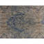 Tapis bleu en soie noué à la main 3 pi x 5 pi à motif de rosette effacé 561BB4935A0F4A60AD4E6783C7A7F235