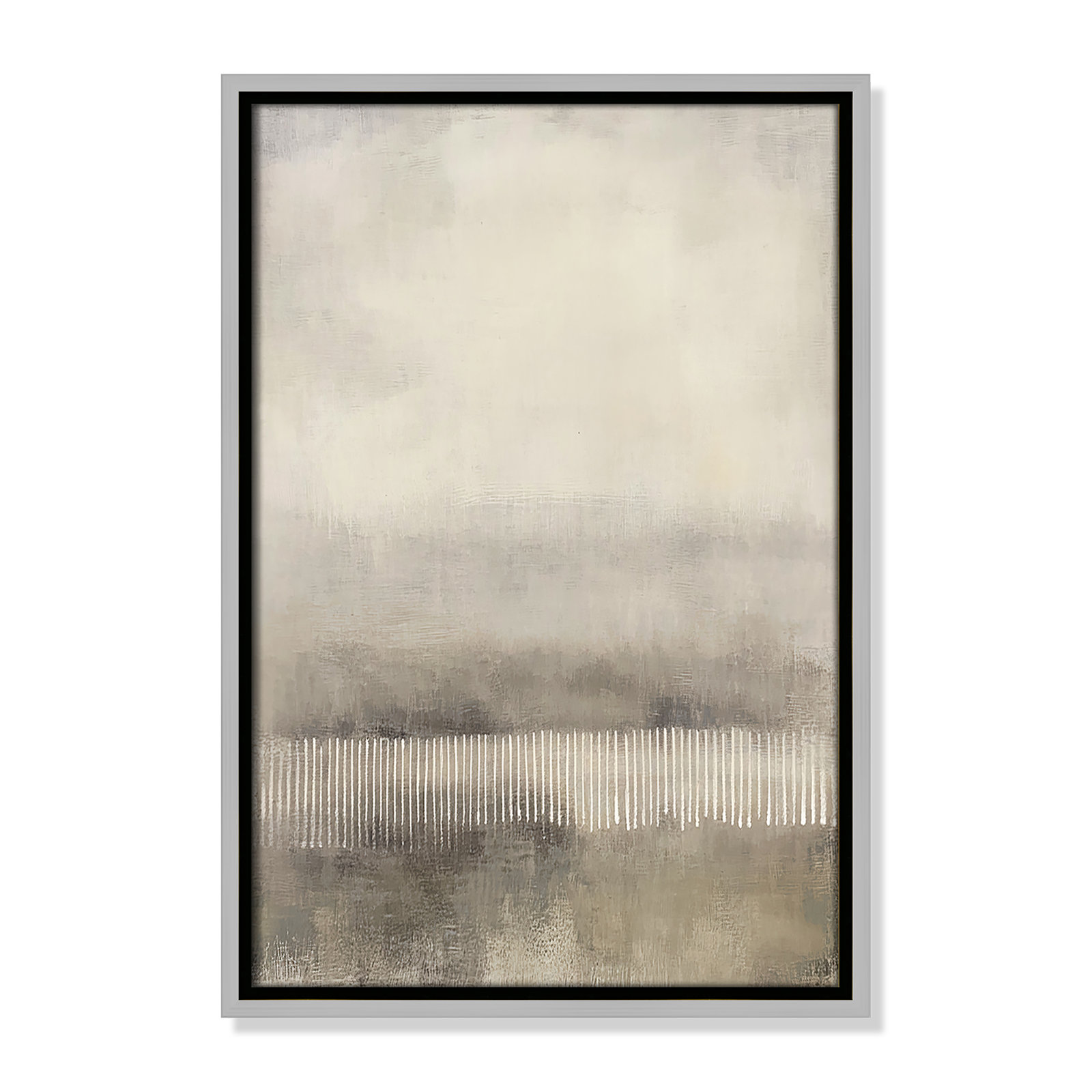 Balanced Silence I Print by Irena Orlov, 19.5" H x 13.5" W, Silver Floater