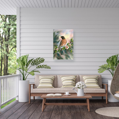 Dave Bartholet Robin Outdoor  Canvas
