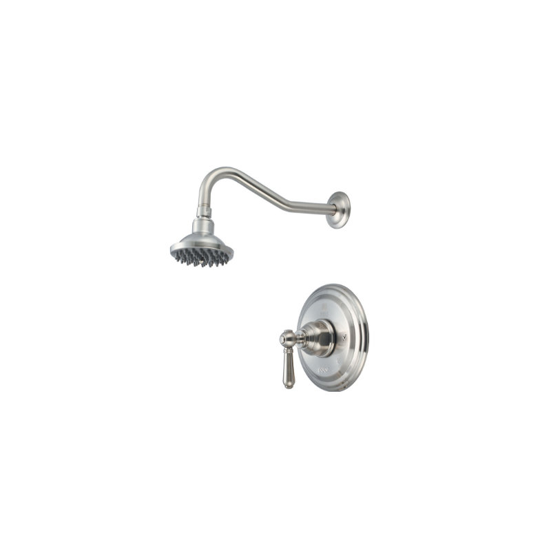 Americana Single Lever Handle Shower Trim Set, Brushed Nickel