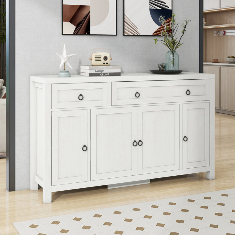 Buffet 59,08 po Renny, Blanc antique
