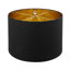 79cm Living Room Table Lamp with Glass Base, Bedside Buffet Lamp for Bedroom with Linen Shade-93674535-93674532