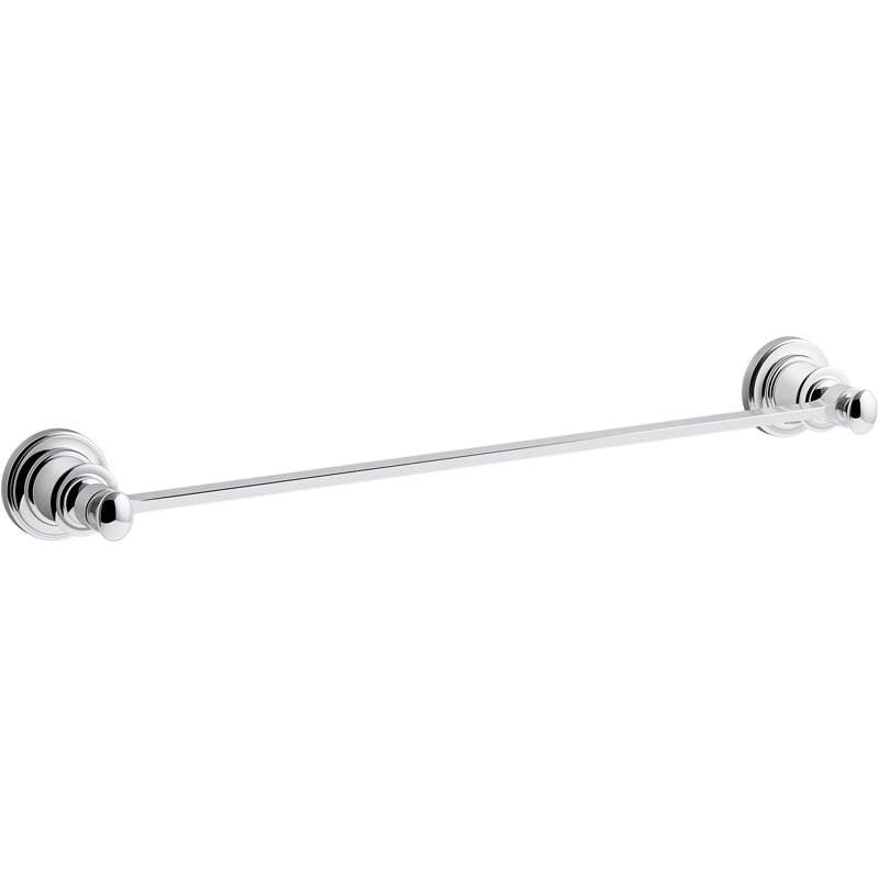 Relic Towel Bar, Polished Chrome, 18"W