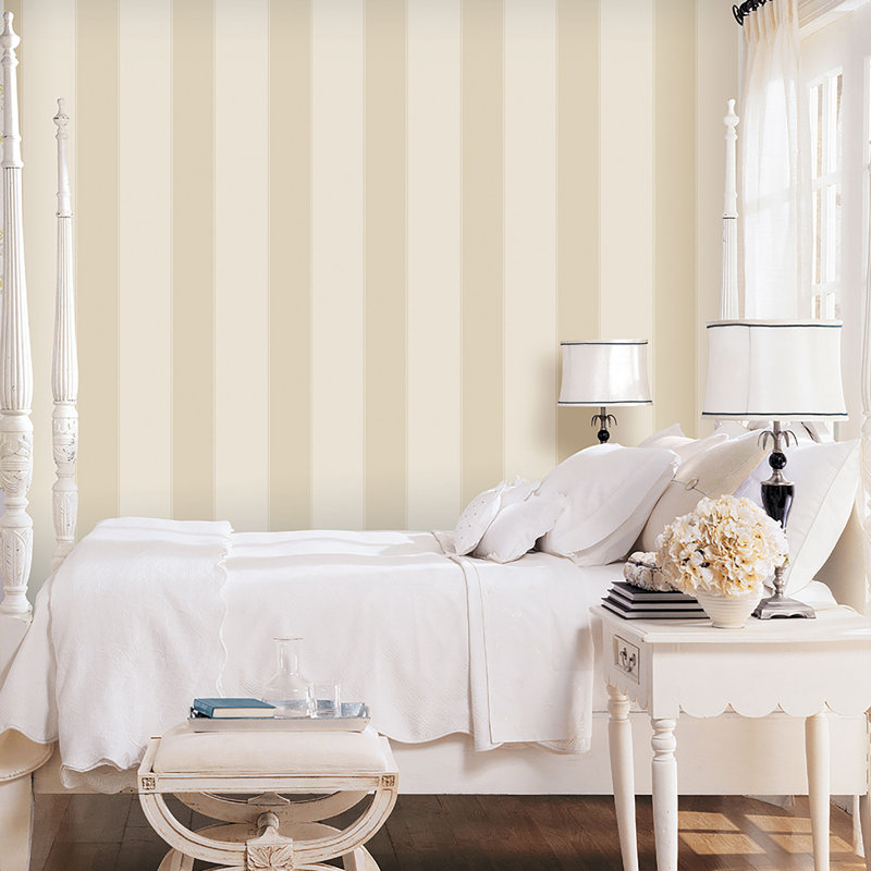 Dristy 10m x 52.8cm Matte Wallpaper Roll, Cream/Beige