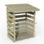96cm W x 82.3cm D Solid Wood Log Store
