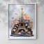 Paysages de la série Cccix - reproduction encadrée de qualité supérieure - prête à être accrochée - aucun clou requis-77876086-77876036