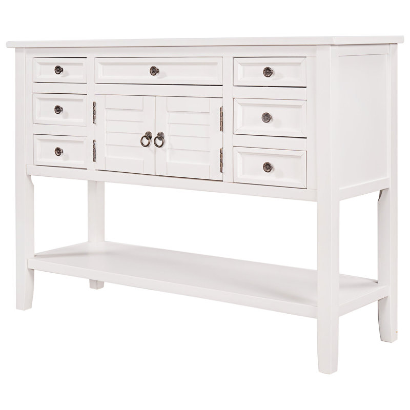 Armoire d'appoint 2 portes Dente, Blanc