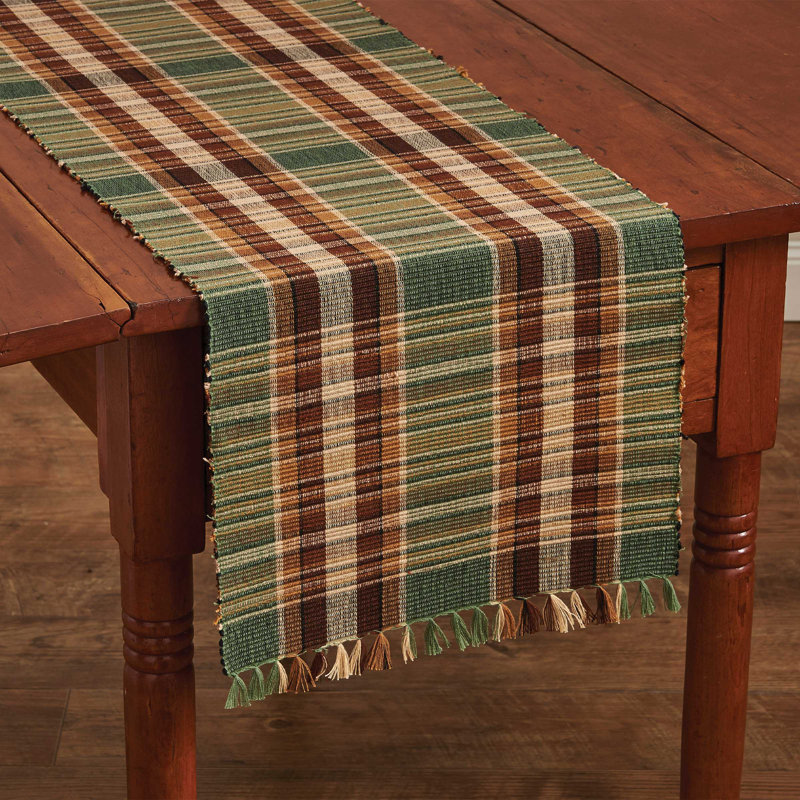 Chemin de table Gracie Oaks Wood River - L 36 po, 36 po x 13 po