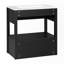 Armoire de salle de bain avec tablette de rangement ouverte-102832387