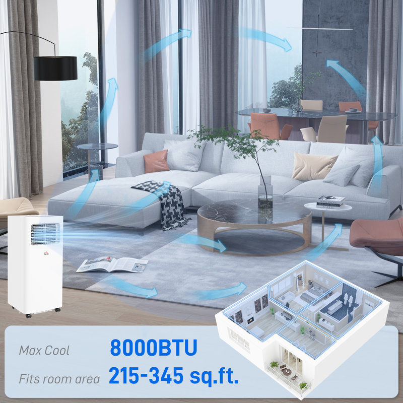 Climatiseur HomCom 8000