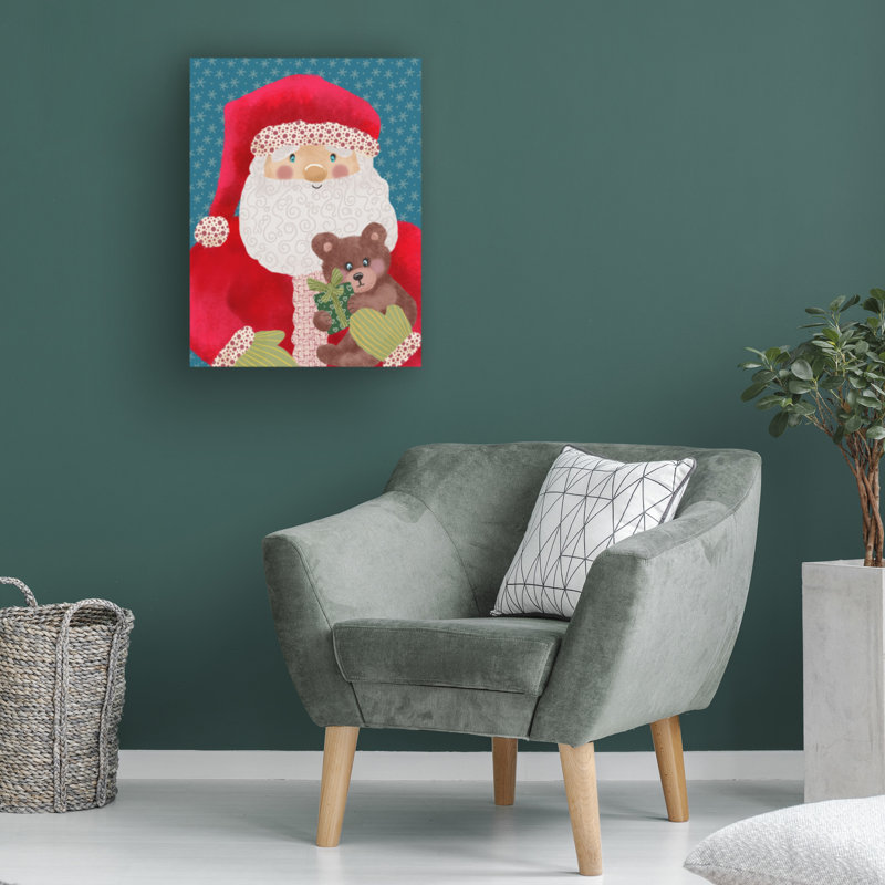 "Santa Pack II", reproduction sur toile, H 19 po x l 14 po