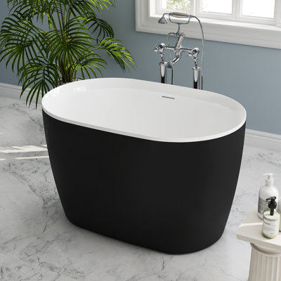Baignoire de trempage autoportante en acrylique 43 po. X 28 po. Avec siège