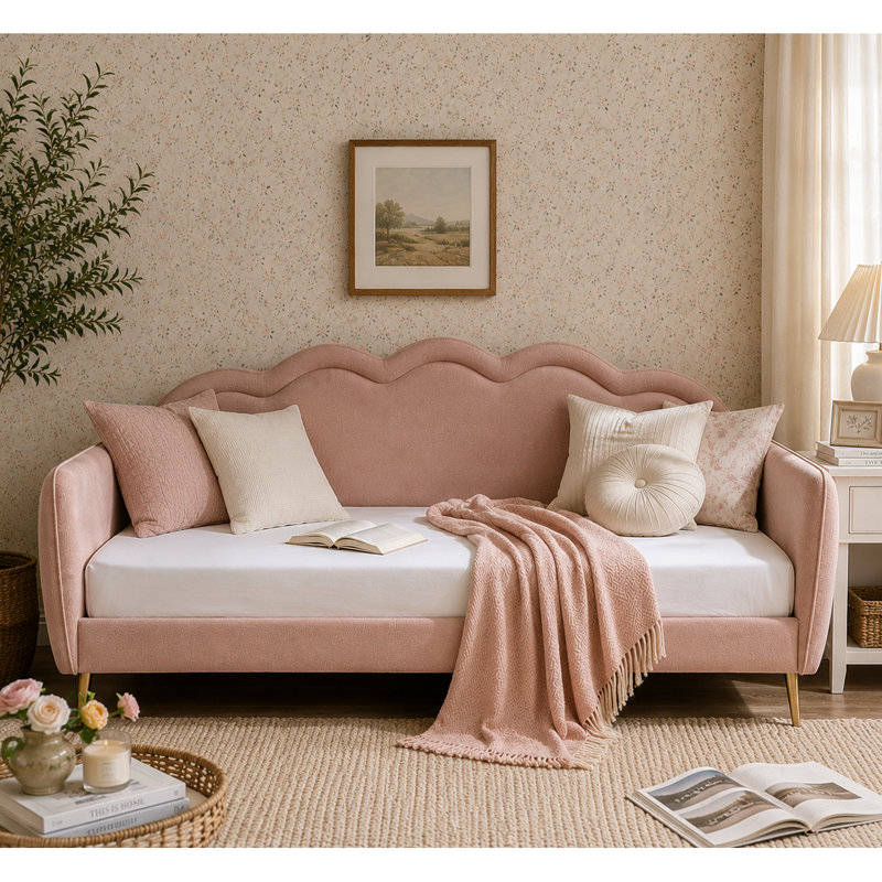 Lit de jour Orrin Cloud, Rose
