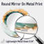 Coastal Spiral Emerald Seashell I - Art mural miroir moderne - imprimé sur métal-1252602390