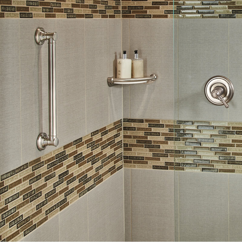 Barre d'appui 18 po Bath Safety, Acier inoxydable Brilliance