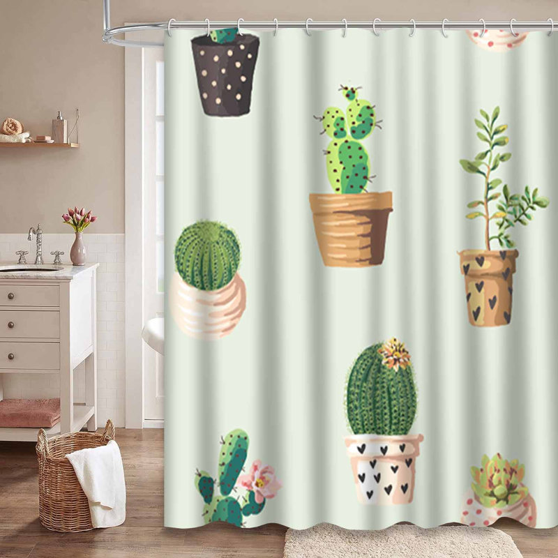 Rideau de douche imperméable avec 12 crochets, L 72 po x l 78 po