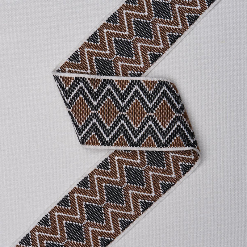 A Rum Fellow Pinula Tape Fabric, Umber