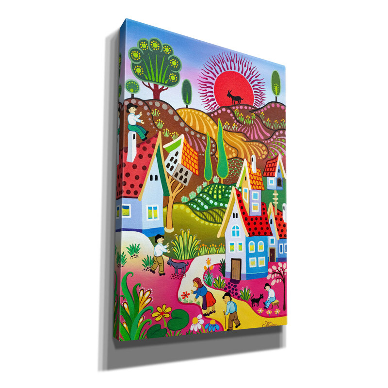 Toile épique Graffiti «Chocolate Hills» par Koday, 26 po x 40 po, H 40 po x l 26 po