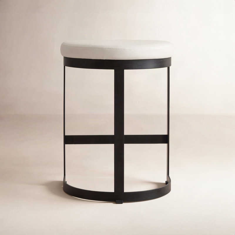 Joss & Main Huntington White Counter Stool