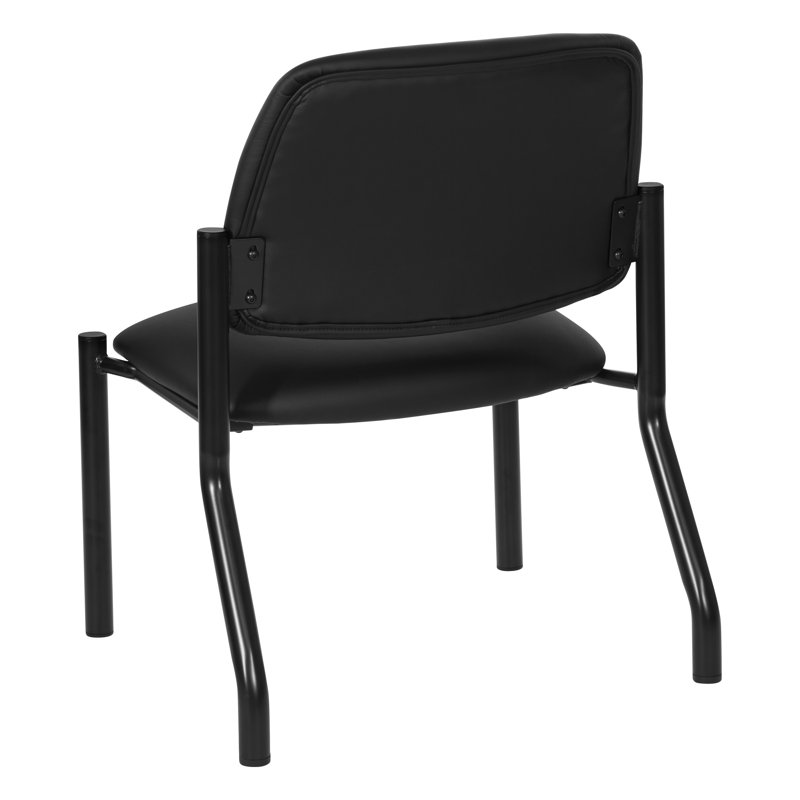 Chaise d'invité sans accoudoirs Donde Big & Tall, capacité de charge de 500 lb