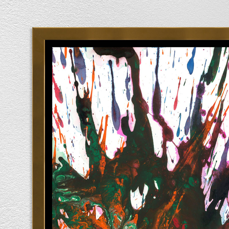 Danielle Davis " Splash Of Fun II " by Danielle Davis Painting Print, Glass Coat