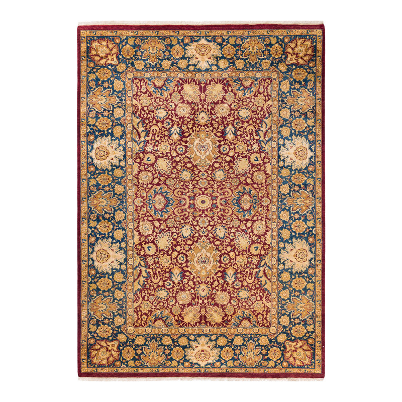 Classic One-of-a-Kind 6' 3" x 8' 10" Hand Knotted Area Rug