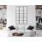 Cathcart Windowpane Metal Framed Wall Mirror-1254078584