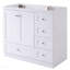[Cabinet seulement] Meuble-lavabo blanc de 36 po (lavabo non inclus)-1396262501