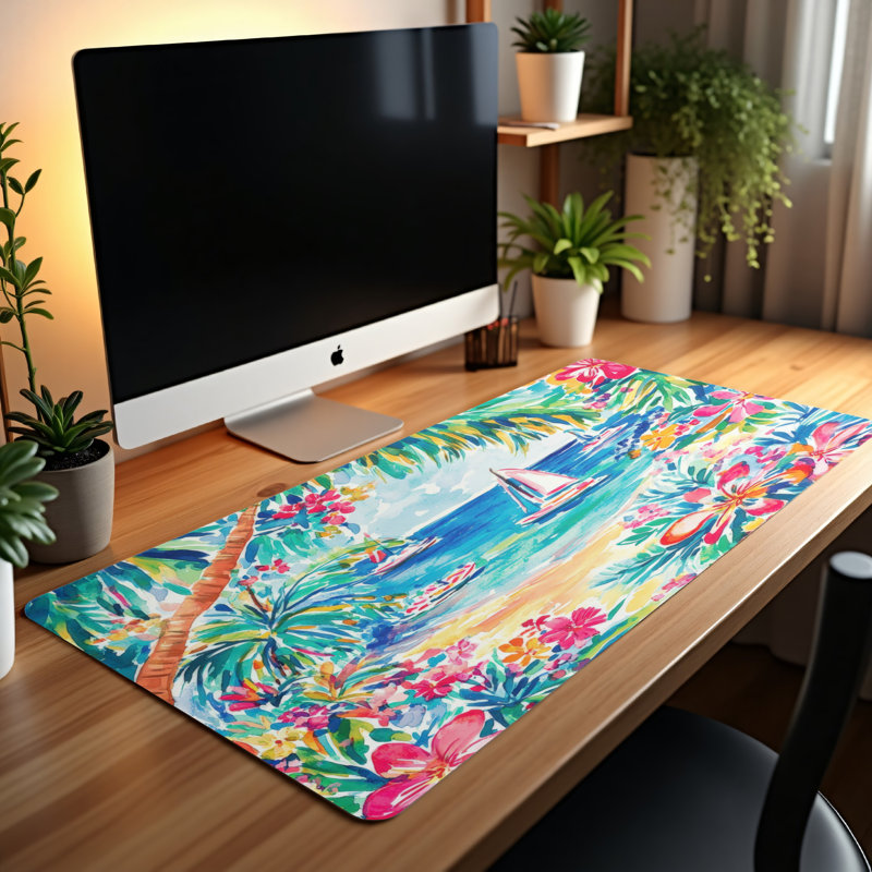 Polyester Desk Pad, 23.6x13.8