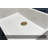 Luxury 36-Inch Solid Fireclay Farmhouse Sink, Flat Front-82987246