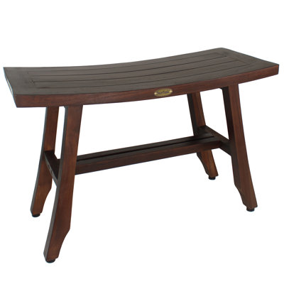 DecoTeak Sojourn 28" W Teak Shower Bench