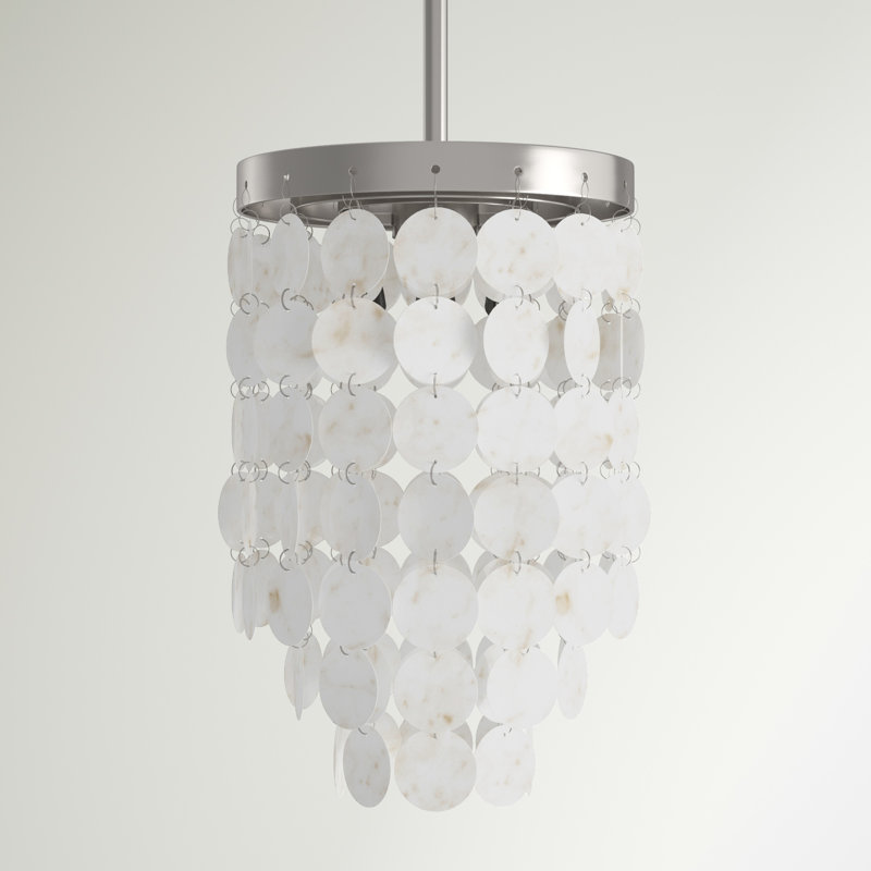 Stratton 1 - Light Polished Nickel Single Pendant