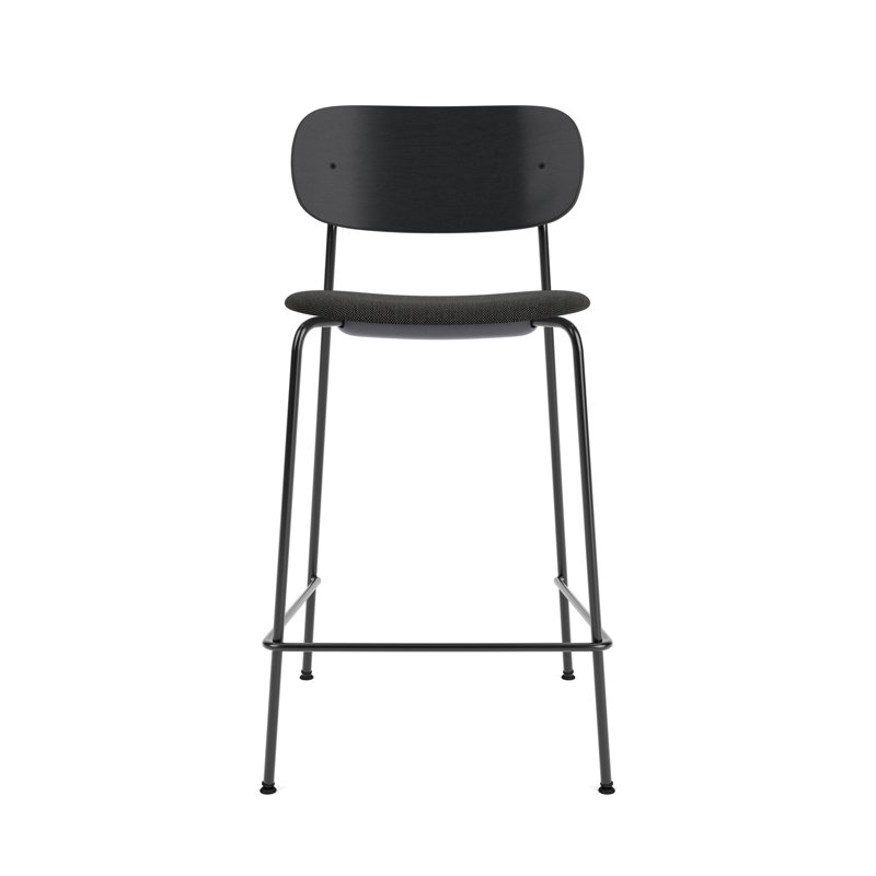 Co Upholstered Bar Stool, Black