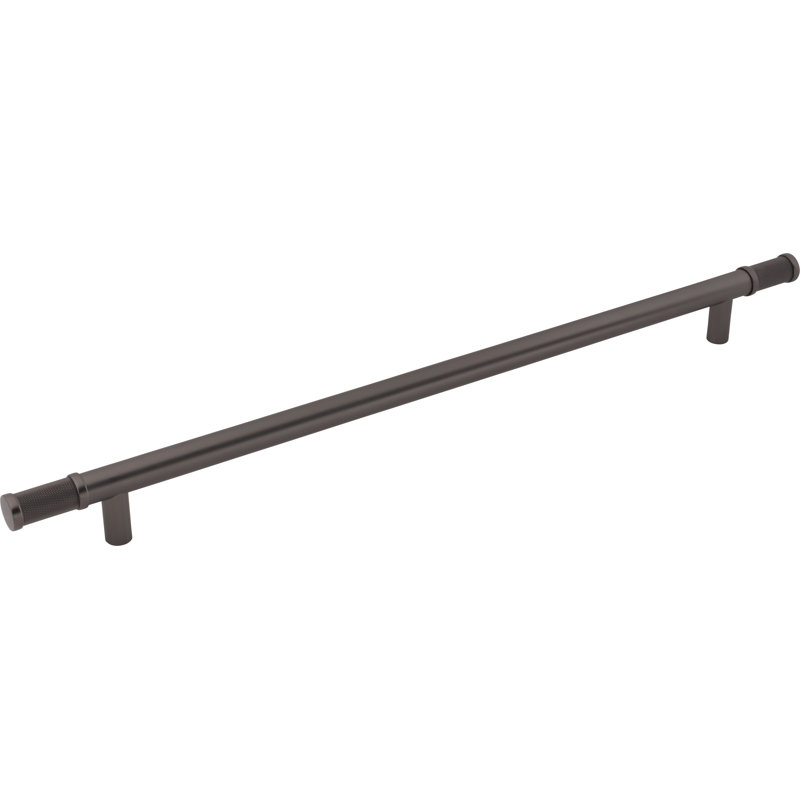 Burnham 18" Center To Center Bar Pull, Ash Gray, 18" Center To Center