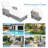 Outdoor Long Reclining Chaise, Wicker Lounge With Armrests, Patio Adjustable Recliner With Soft Removable Cushions, All Weather Rattan Pool Lounge For Poolside & Garden, Beige