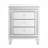 Drawer Dresser, Silver Mirror Three Drawer Cabinet,Multi Functional Storage Cabinet