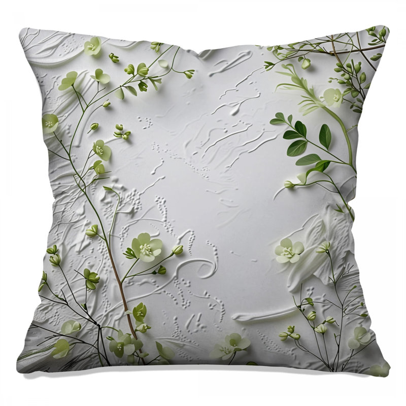 Coussin Greenery, 16 po x 16 po