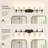 6-Light Dimmable Vanity Light with Geometric Frosted Glass Shades for Bathroom-1762960516