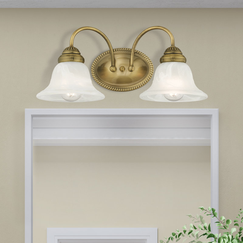 Nicolas 2 - Light Dimmable Vanity Light, Antique Brass