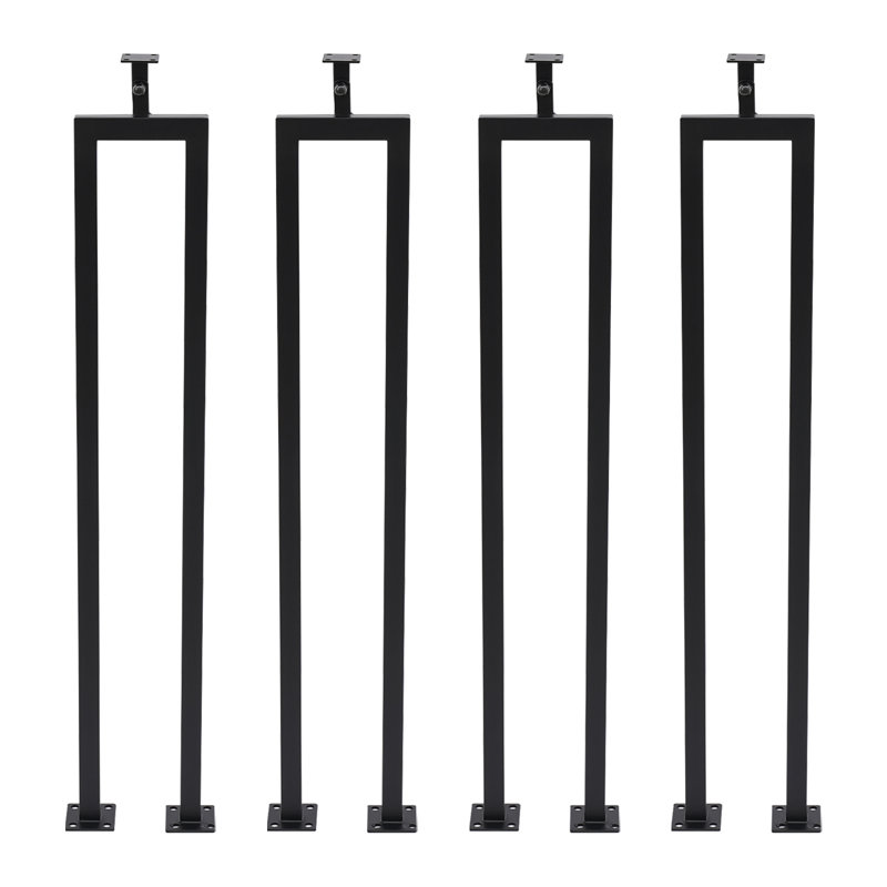 4PCS Metal Stair Handrails