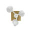 Fonte blanche et bois August Grove®