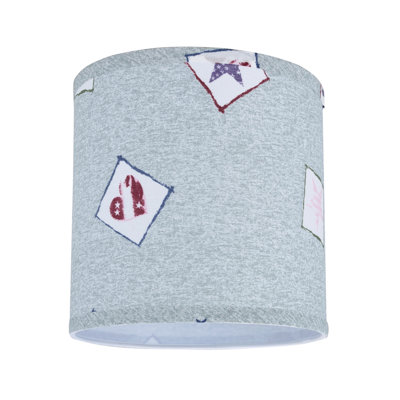 8 in. H Cotton Drum Lamp Shade