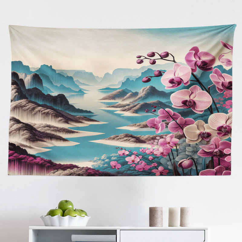 Tapisserie en microfibre, H 23 po x l 28 po