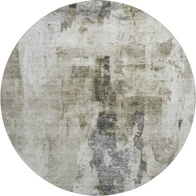 Premium Machine Washable Dahl AMF1076 Abstract Rug