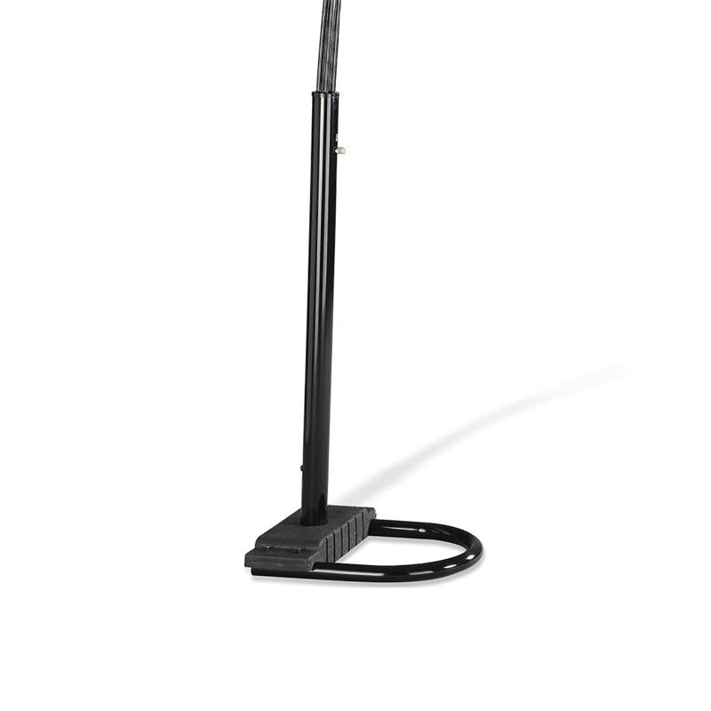 Lampe sur pied à DEL noire satinée 5 lumières Kimete