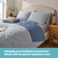 Silentnight Summer Breeze Duvet And Pillowcase Set, 2.5 Tog, Lightweight and Cool-123323555-100006392